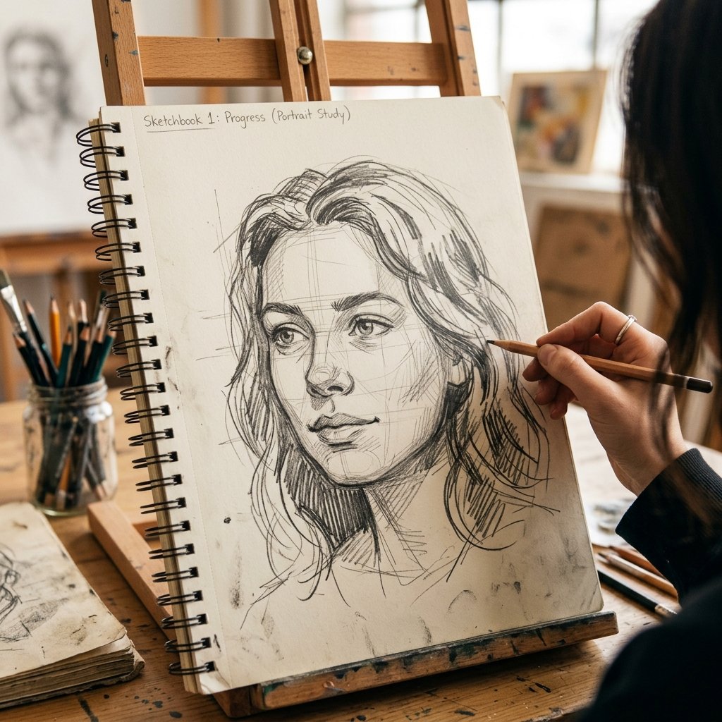 Student artwork from art academy